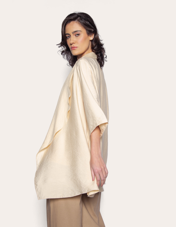 Kimono oversized Bege