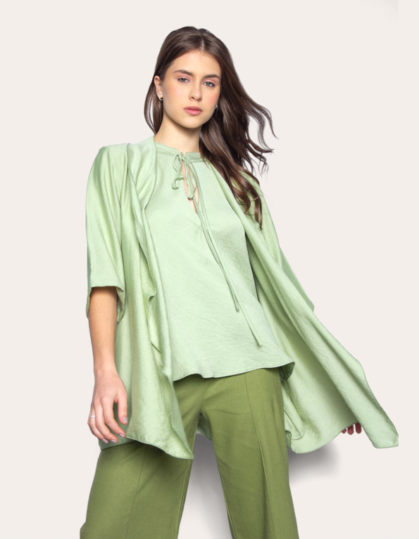 Kimono oversized Verde claro