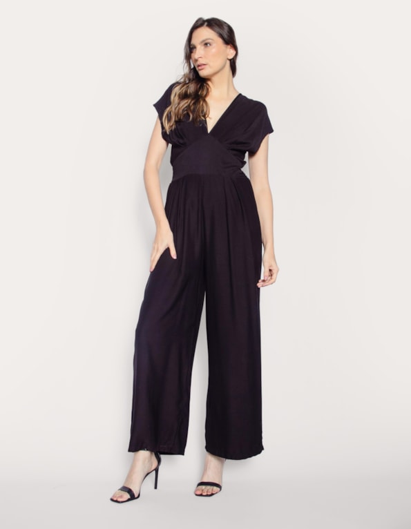 Macacão corpete Preto