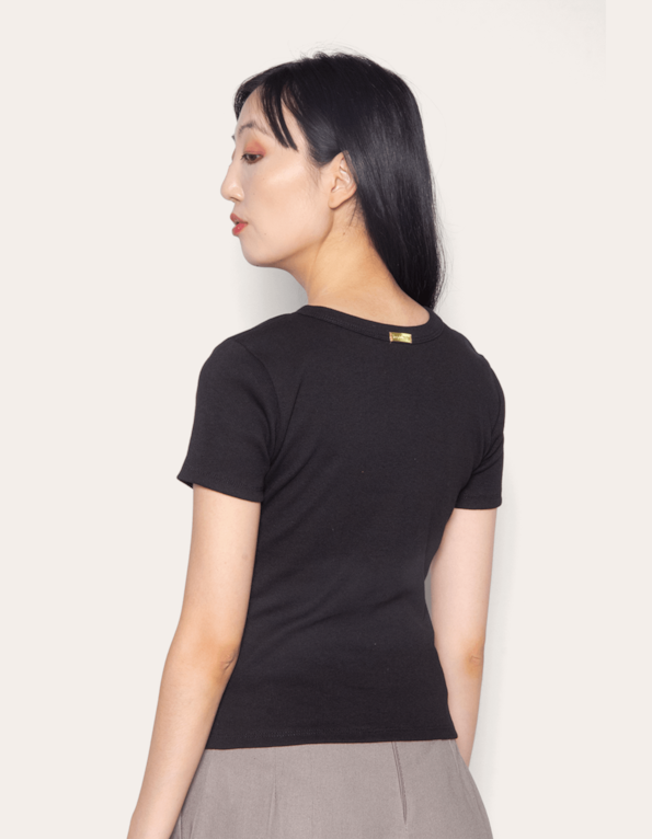 t-shirt canelada preta