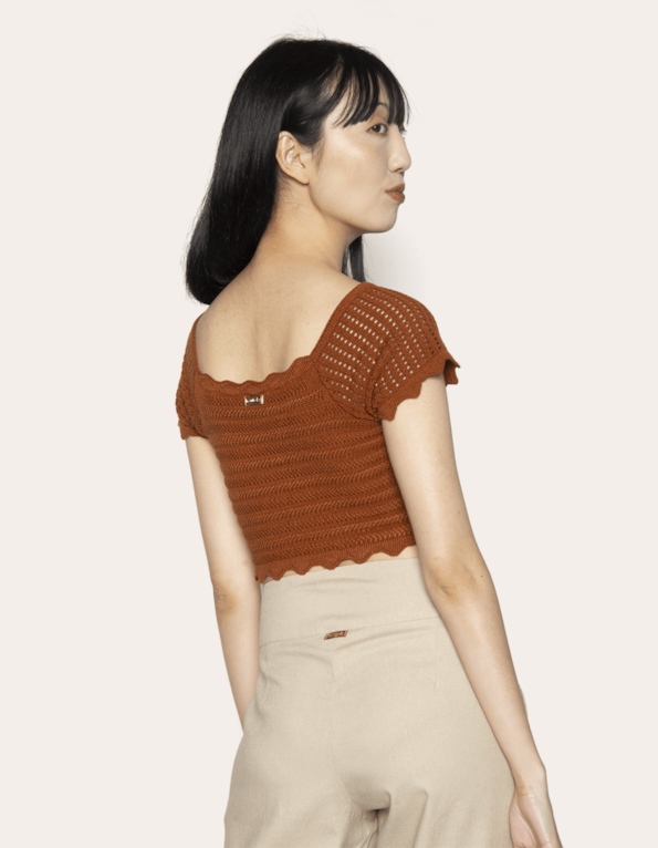 Top cropped tricot Avela