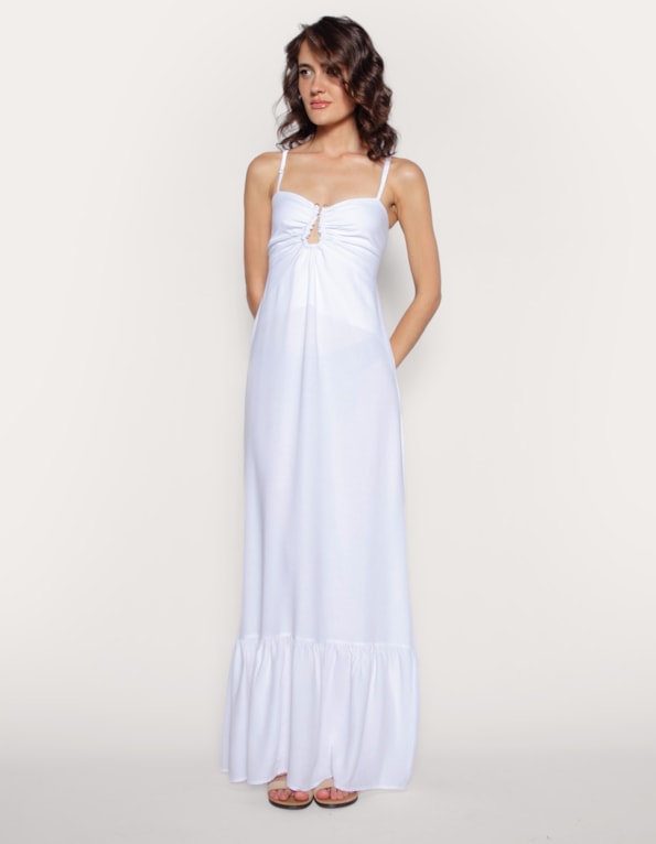 Vestido Longo Amalfi Branco