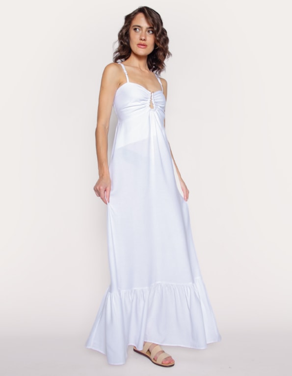 Vestido Longo Amalfi Branco