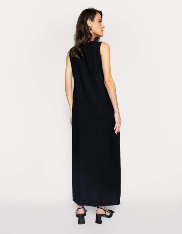 Vestido longo casual confort