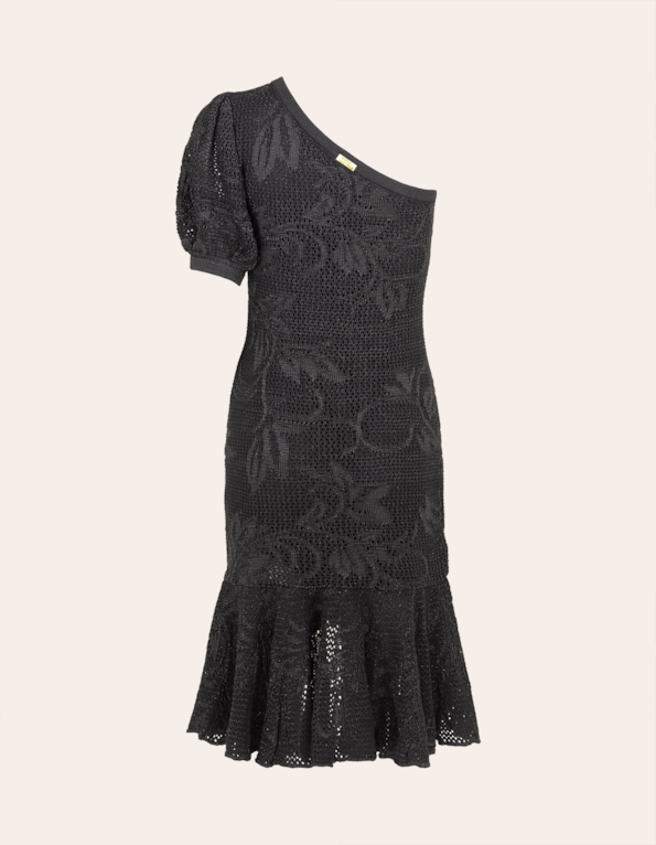 Vestido lurex ombro só