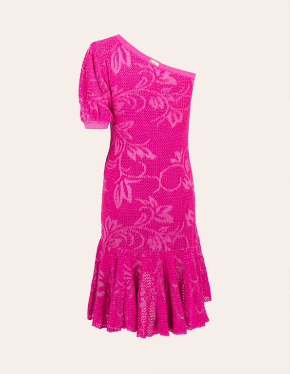Vestido lurex ombro só