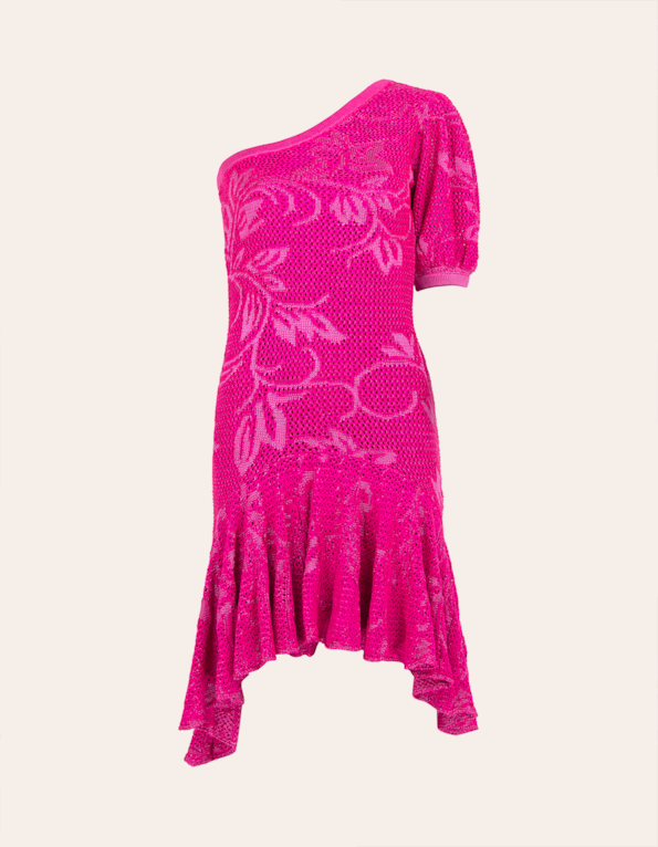 Vestido lurex ombro só