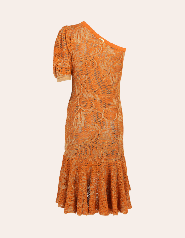 Vestido lurex ombro só