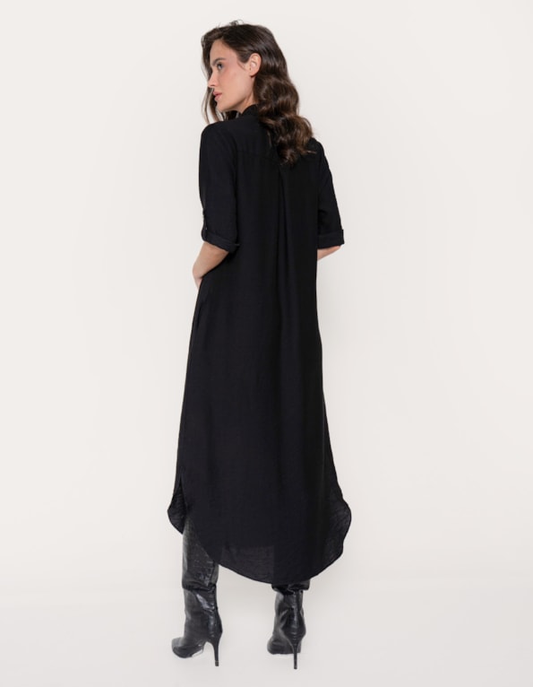 Vestido midi chemise