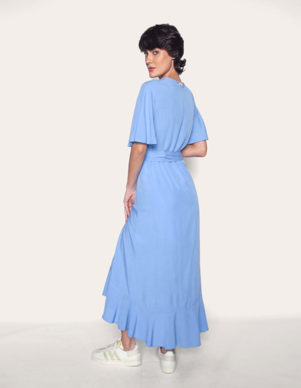 Vestido midi envelope